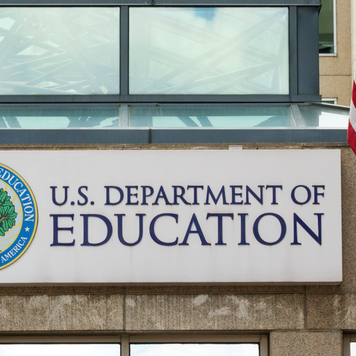 Department of Education Federal Student Aid Office sign