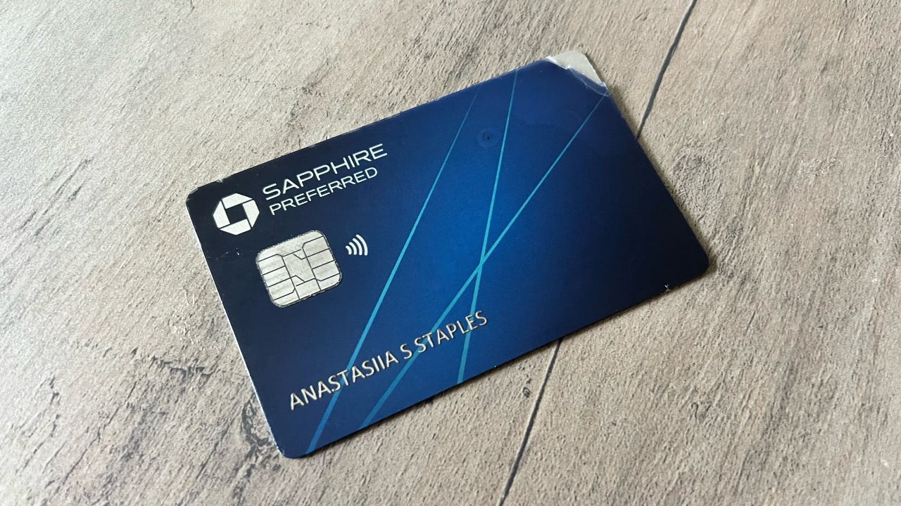 A photo of the Chase Sapphire Preferred card