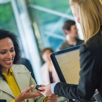 black person and white person