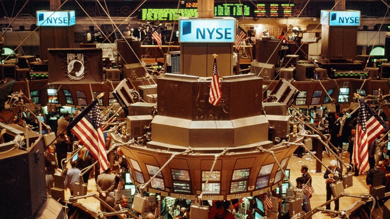 Trading floor of the New York Stock Exchange.
