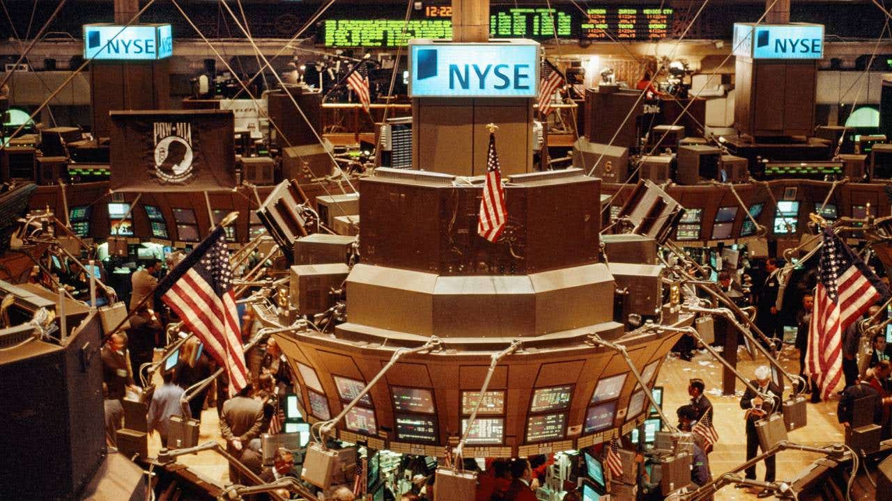 Trading floor of the New York Stock Exchange.