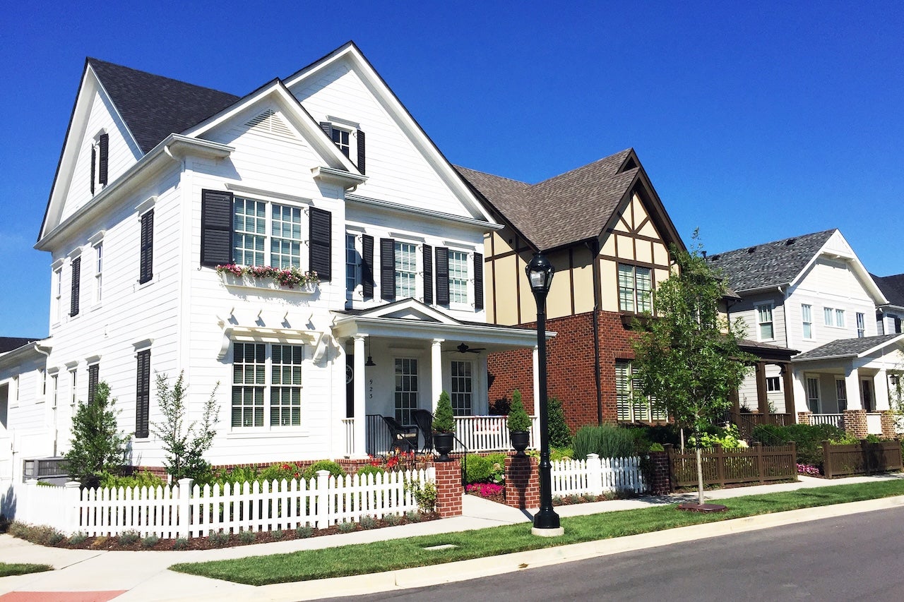 New traditionally styled homes in Westhaven, an upscale planned community in Franklin, Tennessee
