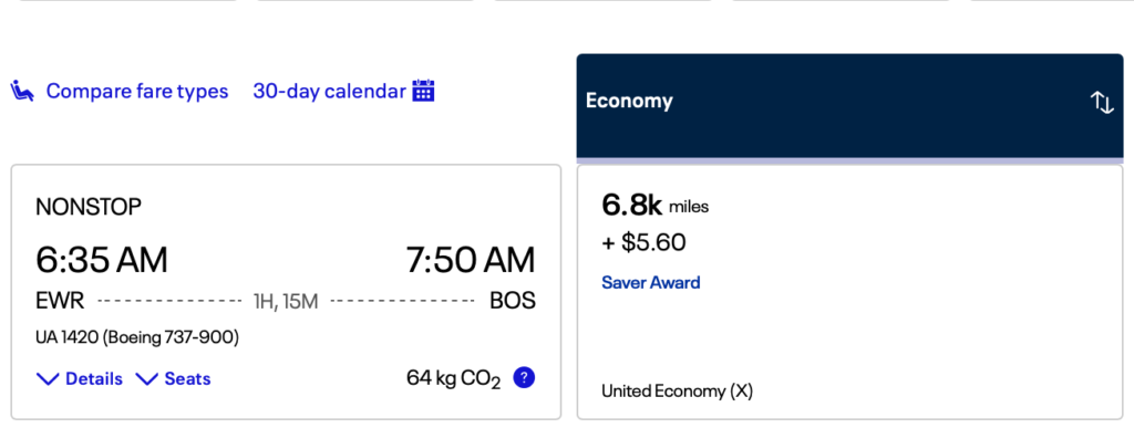 Lower redemption value in United miles