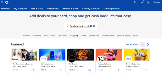 Chase Offers screenshot