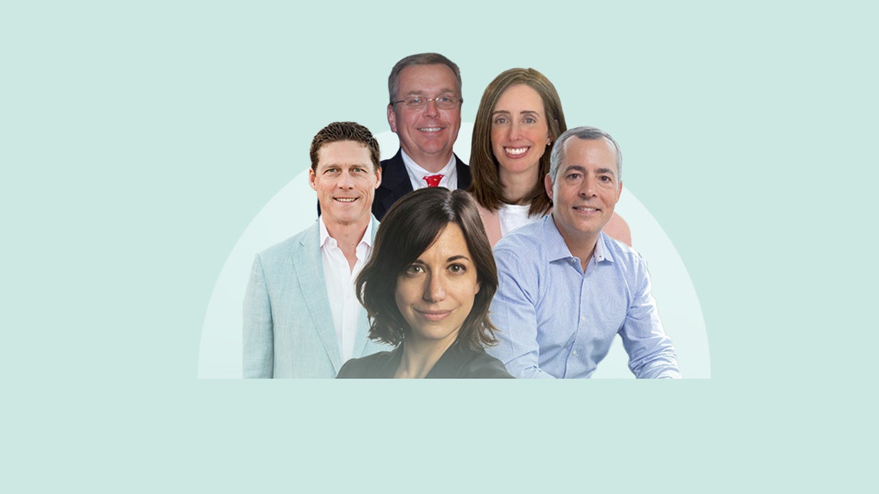 Student loan experts Lesley J. Turner, John Falb, Ken Ruggiero, Tom Graf and Sara Parrish.