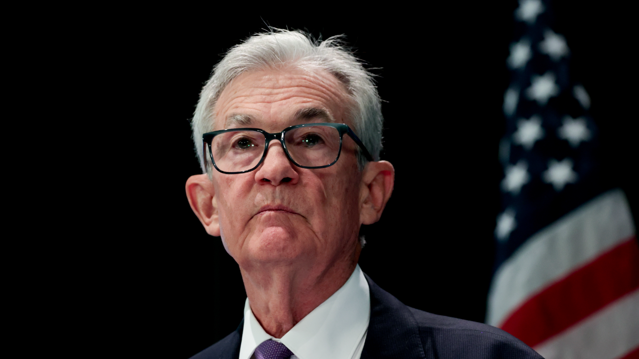 Jerome Powell, chairman of the US Federal Reserve, during the National Association of Business Economics (NABE) annual meeting in Philadelphia, Pennsylvania.