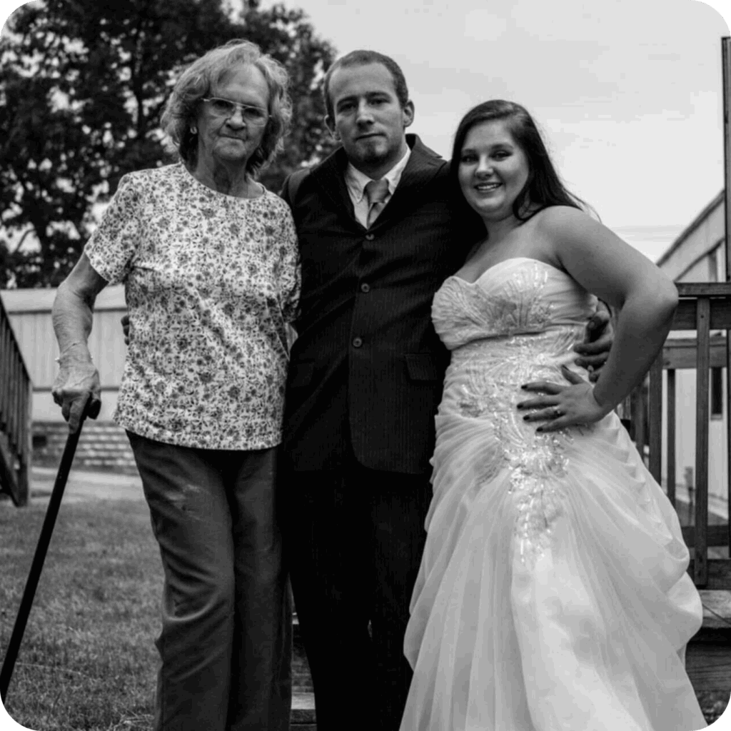 Bibb, her late husband and her grandmother.