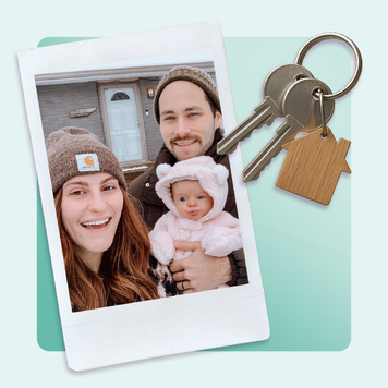 Kayla Palmer and her family.