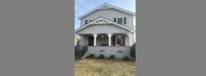 Image of a gray two-story home