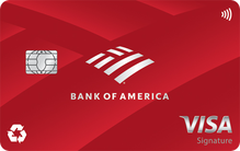 Card art for Bank of America® Customized Cash Rewards credit card